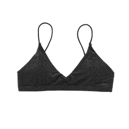 Bruna Bikini Top - Black / Glitter - 2023